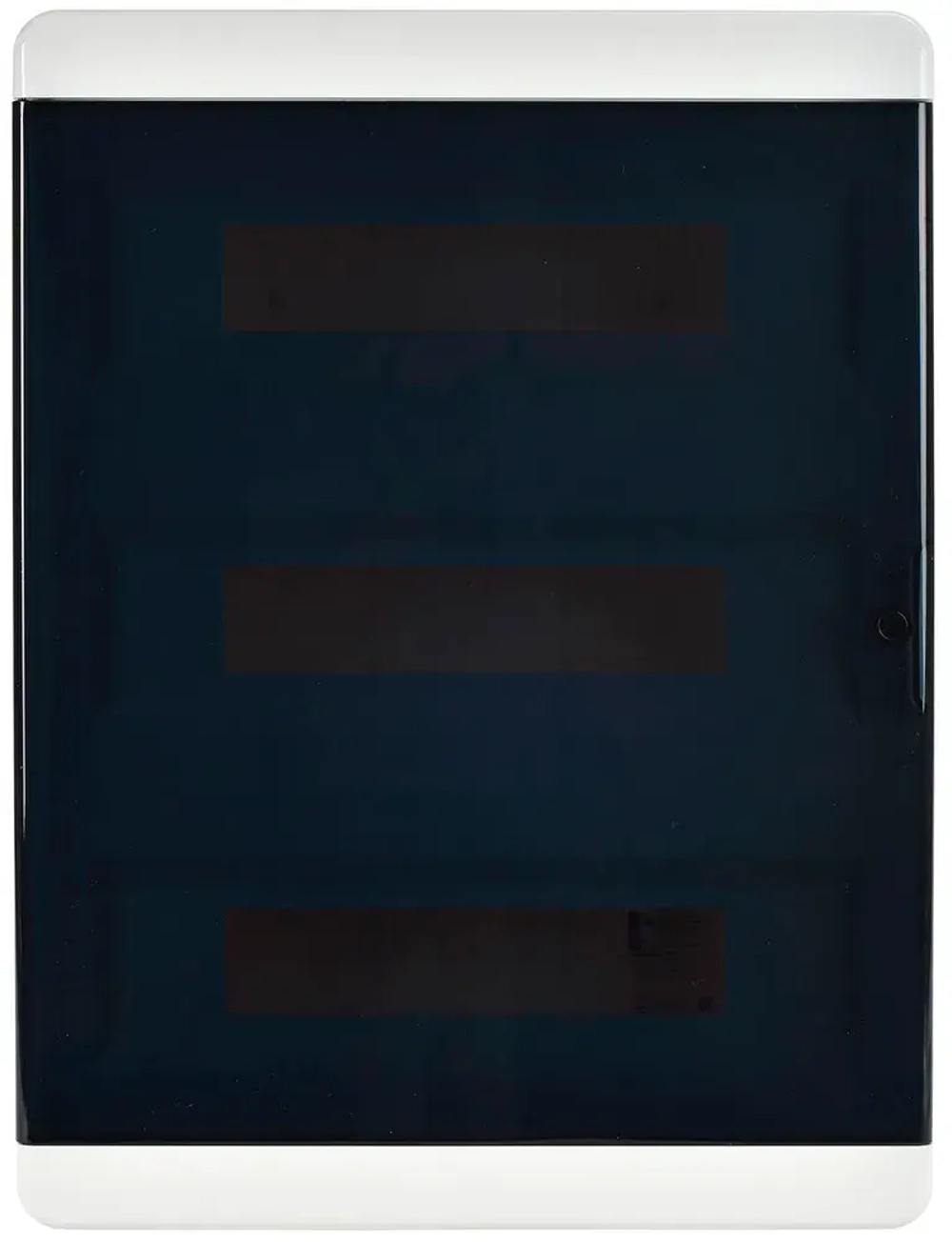 Корпус пластиковый ЩРВ-П-54 IP41 черная прозрачная дверь TEKFOR IEK