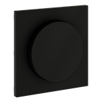 Накладка для светорегулятора поворотно-нажимного, S70 (черный матовый)