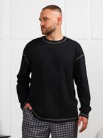 Джемпер мужской Генри-3 Виотекс ЧЁРНЫЙ