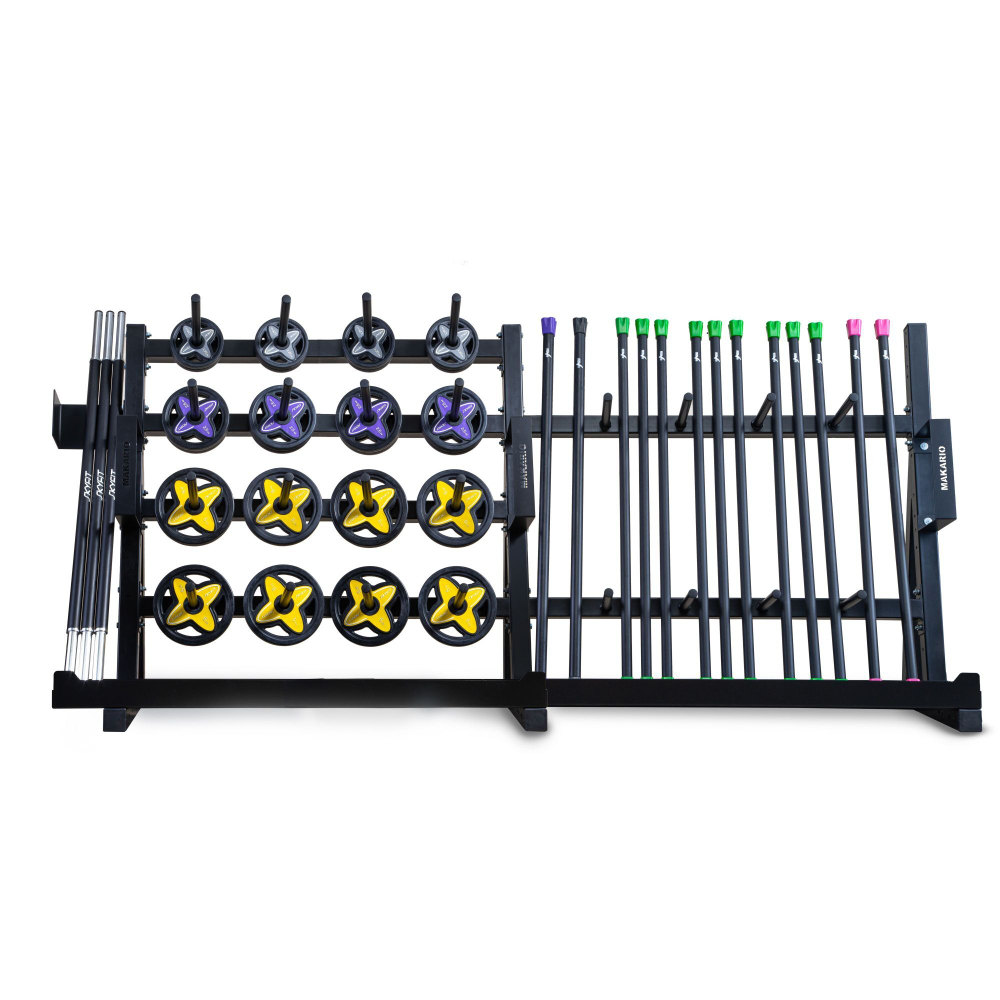 Стойка комплект для бодибаров и боди-пампов, MAKARIO