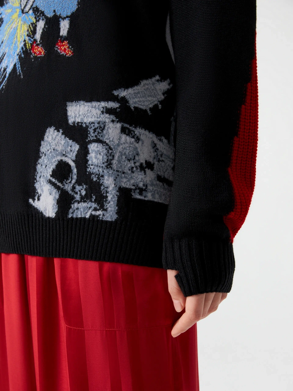 Свитер с принтом OLA OLA