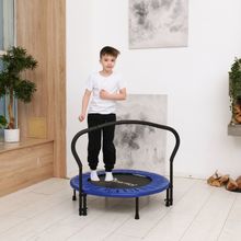 Батут с поручнем DFC JUMPFIT 36&#39;&#39; синий