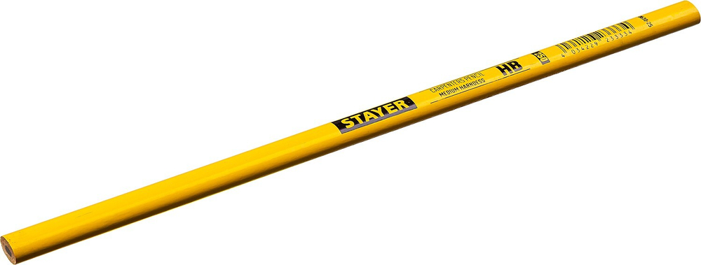 Удлиненный строительный карандаш плотника STAYER, HB, 250мм