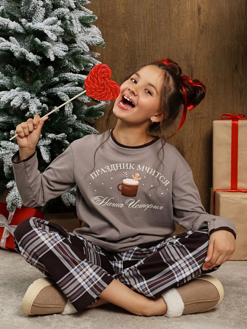 Костюм для девочки Твикс-1 Виотекс СЕРЫЙ