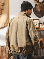 Мужская куртка из натурального хлопка с эластичной резинкой по нижнему краю — стильный выбор в Detroit-стиле!