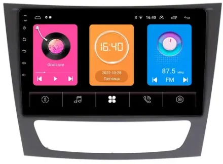 Магнитола для Mercedes-Benz E (W211) 2002-2010, CLS W219 - OEM GT9-451 на Android 10, 2ГБ-16ГБ