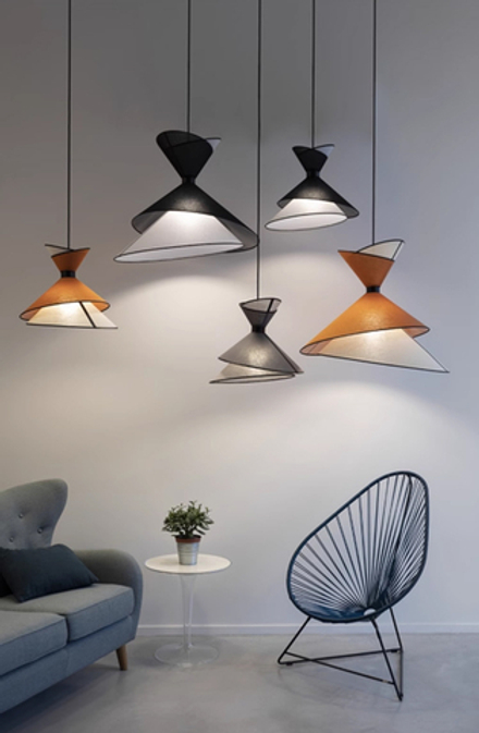 Pendant design lamp Kimono by Designheure