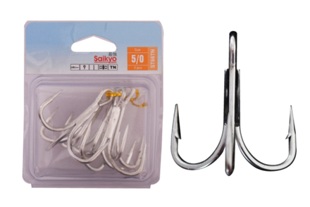 Крючки Saikyo тройн. ST66 № 5/0 (5 шт)