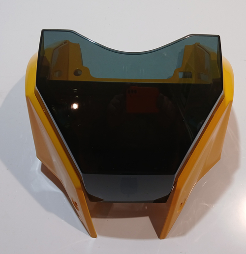 Пластик панели приборов в сборе ATV WILD TRACK X, желтый