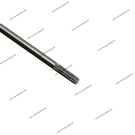 Вал для штанги (трубы) бензокосы 7 зубов с двух сторон, длина 153см, диаметр 8мм