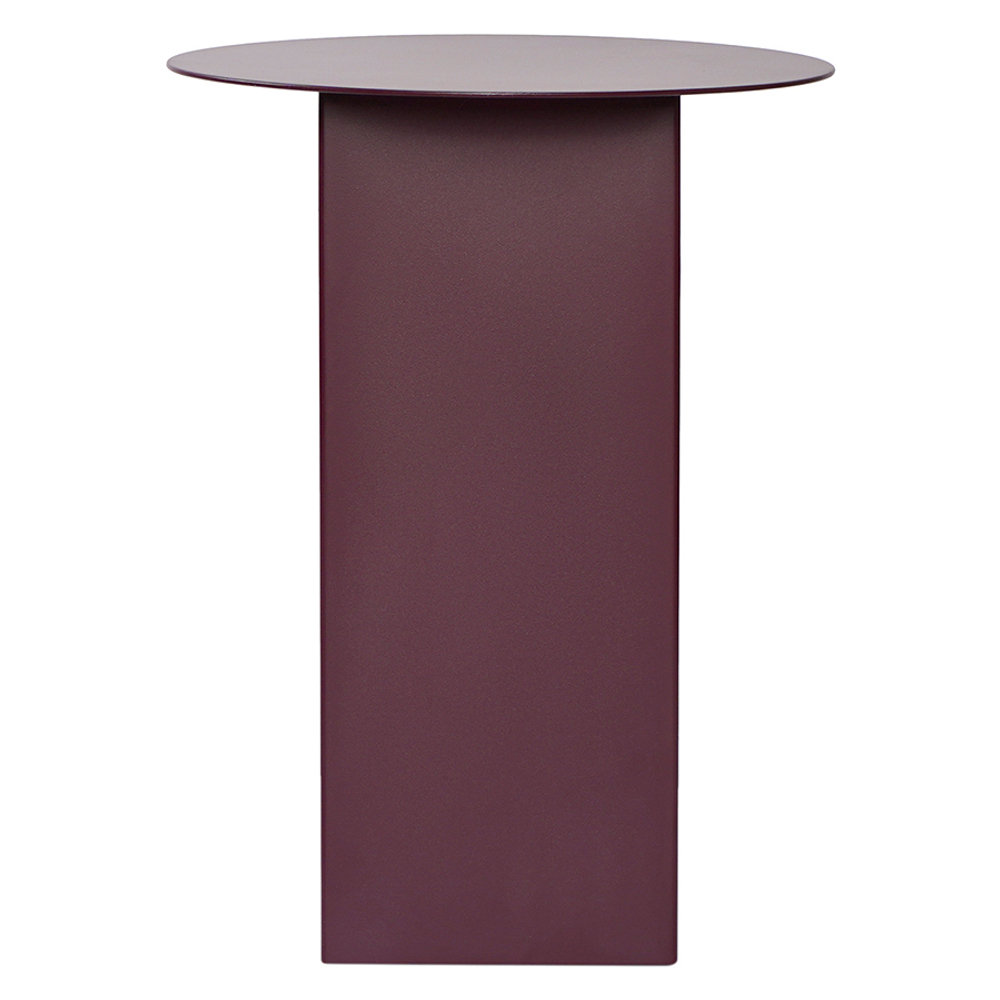 Столик журнальный silje, D38 см, сливовый