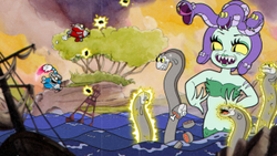 Cuphead + The Delicious Last Course (диск для PS4, интерфейс и субтитры на русском языке)