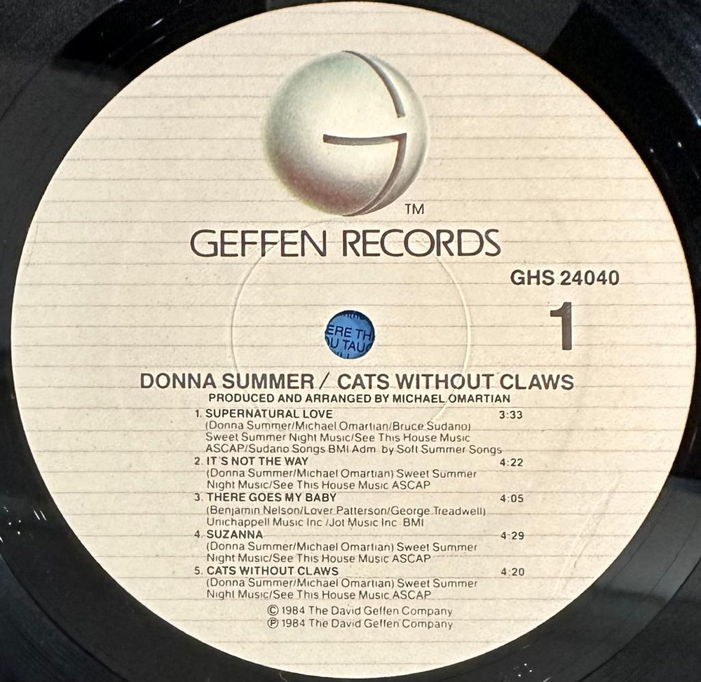 Donna Summer - Cats Without Claws (США 1984г.)