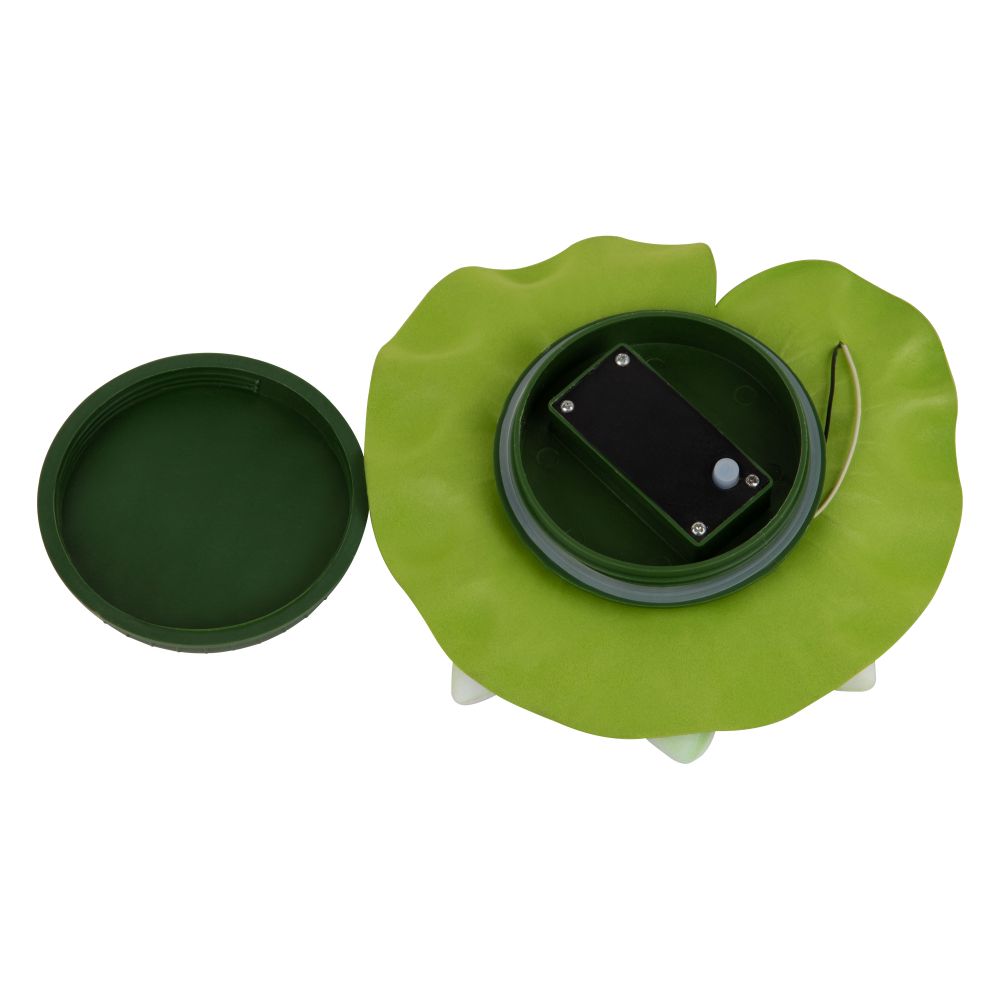 USL-S-826-PT060 RED WATERLILY Садовый светильник на солнечной батарее Красная кувшинка. Плавающий. 1 светодиода. Теплый белый свет. 1xААA Ni-Mh аккумулятор в-к. IP44. TM Uniel