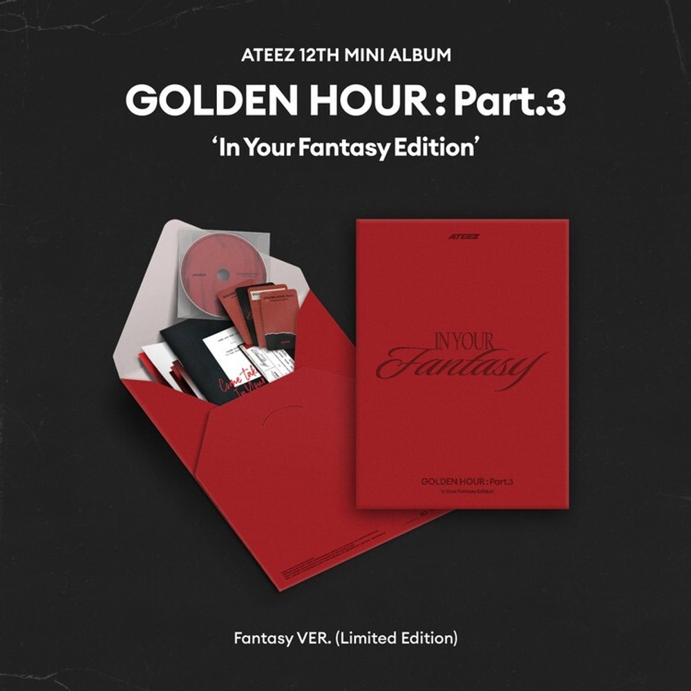 Альбом ATEEZ - GOLDEN HOUR : Part.3 ‘In Your Fantasy Edition’ [Limited ed.]