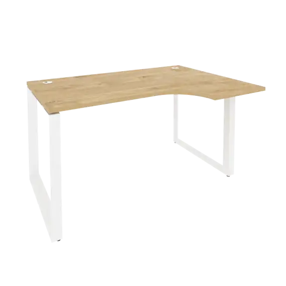 Onix Стол эргономичный правый на О-образном м/к O.MO-SA-2 (R) 1380*980*750 (720/460)