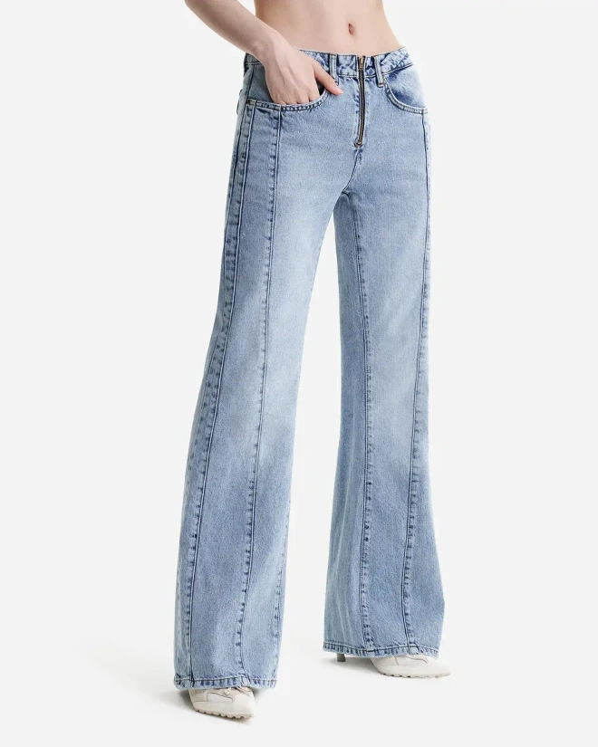 Джинсы клеш