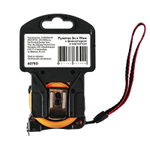 Рулетка 3 м 19 мм с фиксатором и магнитом BAUHOW