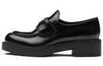 PRADA Leather Loafers "Black" Women"s
