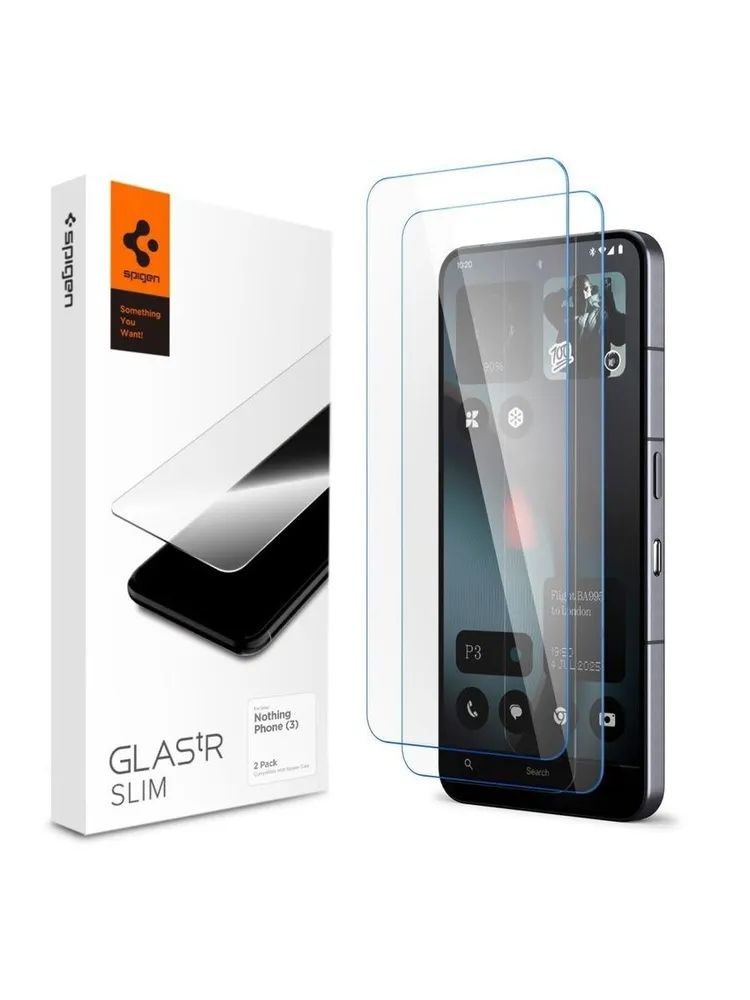 Стекло Spigen SLIM 2 шт для Nothing Phone 3
