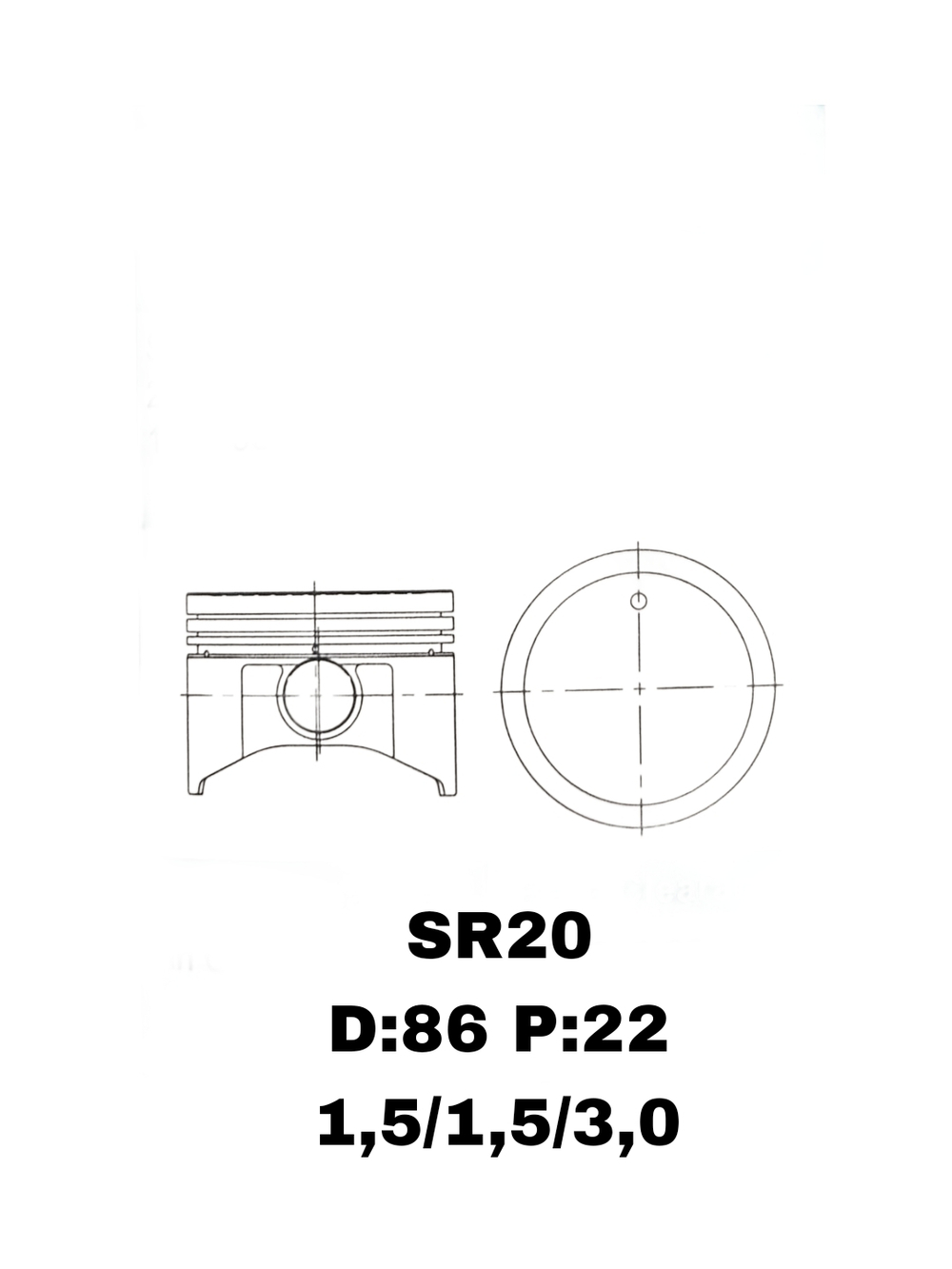 ПОРШНЯ SR20
