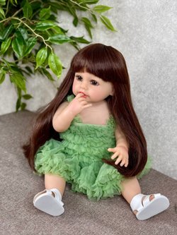 Кукла Реборн виниловая 55см в пакете (FA-567)