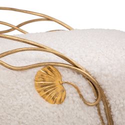 Кресло Нимфея Молоко Бронза