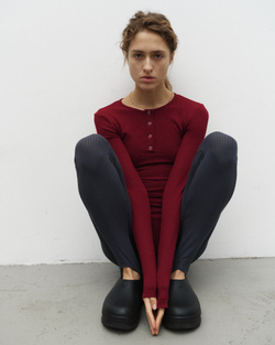 Ribbed Stirrup Leggings Nine Iron