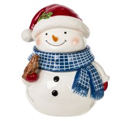 GAEM Конфетница "Снеговик", 1, 1, 1480 мл, L18 W14 H22 см
