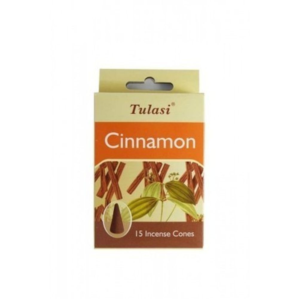 Tulasi Cinnamon Благовоние-конус Корица, 15 шт