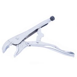 KING TONY (6011-05R) Зажим с фиксатором 125 мм, с закругленными губками