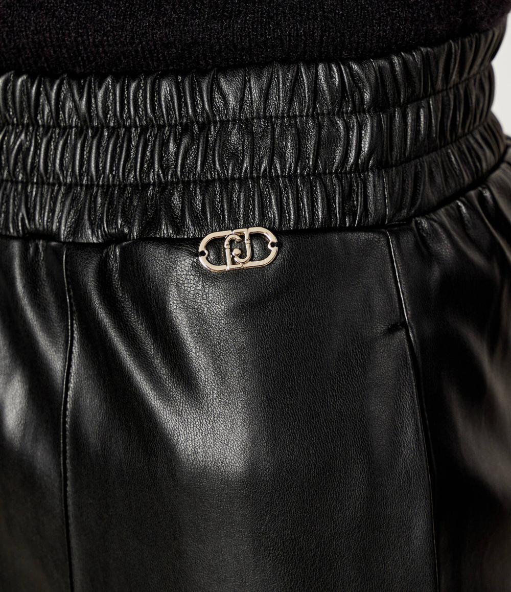 Кожаные штаны Liu Jo - черный(WF4153 E0392)