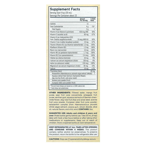 Flora, Daily Multi Essentials+, мультивитамины, 445 мл (15 жидк. унций)