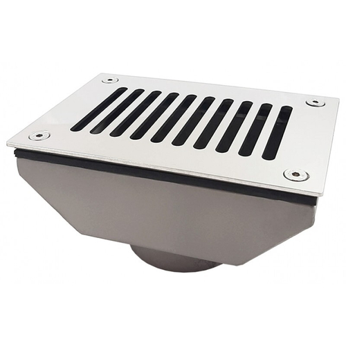 Форсунка переливного желоба (лотка) (плитка) G2" (внутр.) нерж. ст. AISI-316