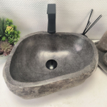 Раковина из речного камня RS-63657 (45*37*15) 0122