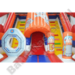 Коммерческий надувной батут "Новая ракета" 8*5*6 м