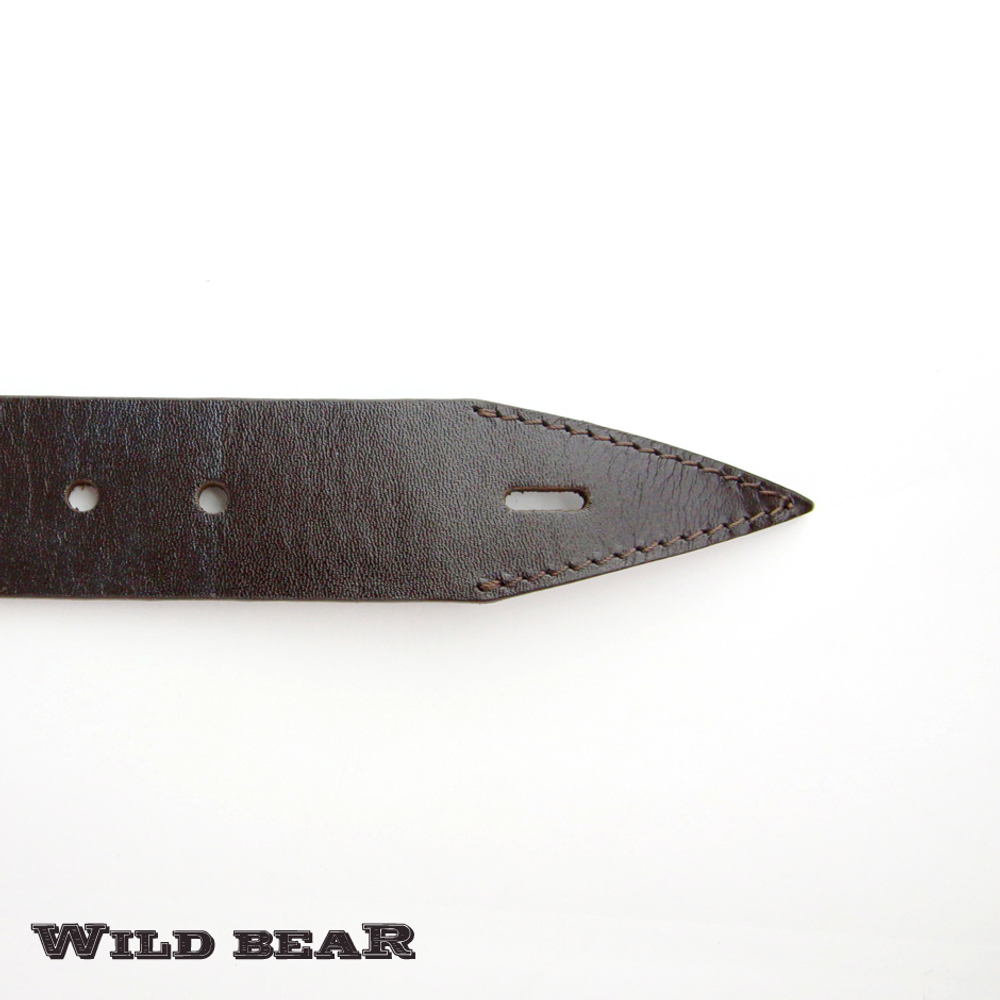 Ремень WILD BEAR RM-012f Brown Premium