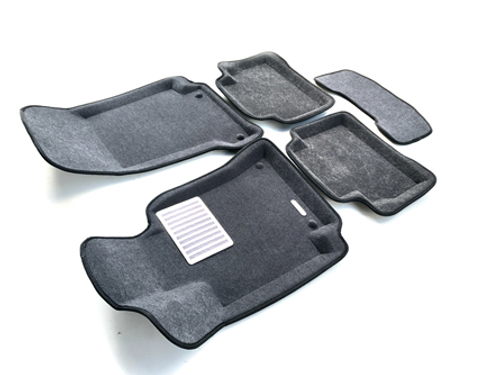 Коврики салона для MERCEDES W213 (E-Class) (2016-) Euromat 3D Lux серые. Арт. EM3D-003519G