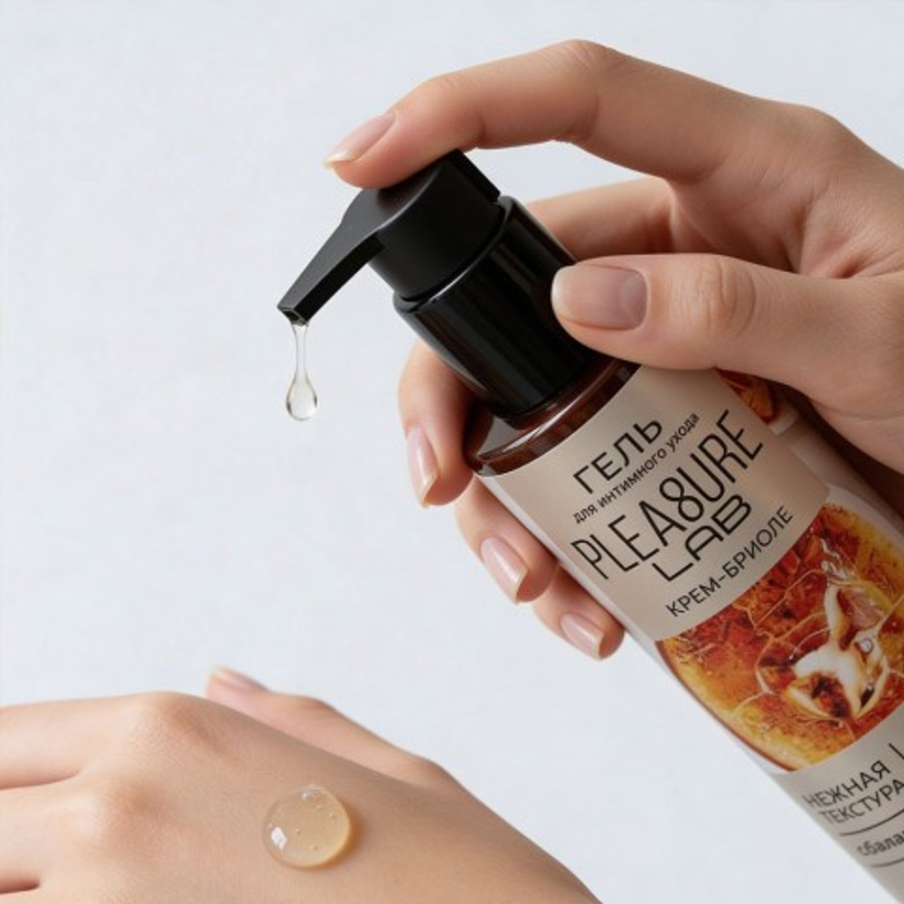 Съедобный лубрикант на водной основе Pleasure Lab Крем-брюле 185 мл
