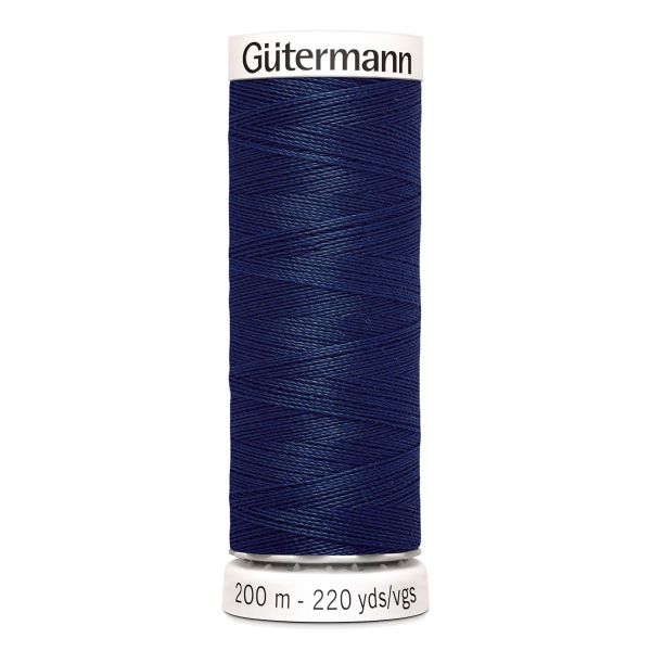 Нитки универсальные Gutermann Sew-all 100 (200 метров), 5 кат. | 011 темн.синий