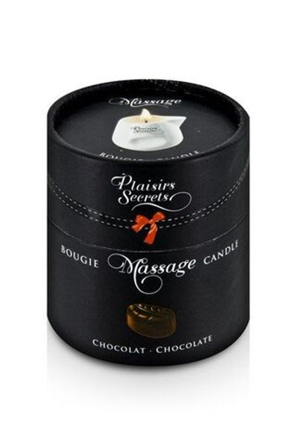 Массажная свеча с ароматом шоколада Bougie de Massage Gourmande Chocolat - 80 мл.