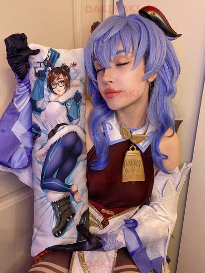 Мини дакимакура Мэй Лин Чжоу из Овервотч арт. M0152, 60х20 см