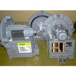 Насос сливной стиральной машины Indesit,Ariston (клеммы назад вместе)