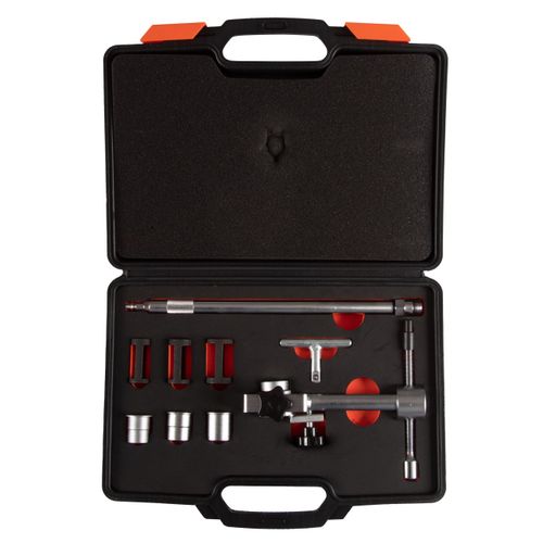 AFFIX (AF10310009C) Рассухариватель клапанов универсальный, кейс, 9 предметов