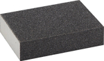 Губка шлифовальная ЗУБР ″ЭКСПЕРТ″ четырехсторонняя, SiC, средняя жесткость, Р80, 100х68х26 мм