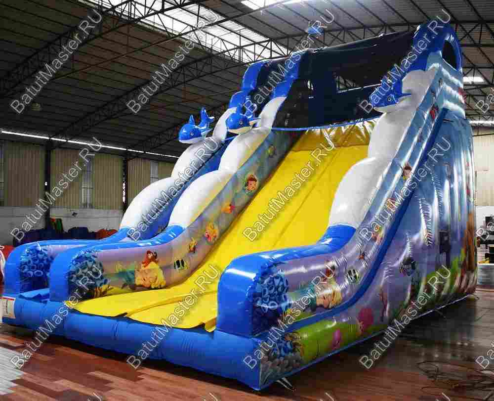 Надувная горка "Морская история", 8*5*7 м