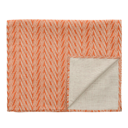 Дорожка на стол из хлопка с графичным принтом Колосья Russian North 45х150 Tkano