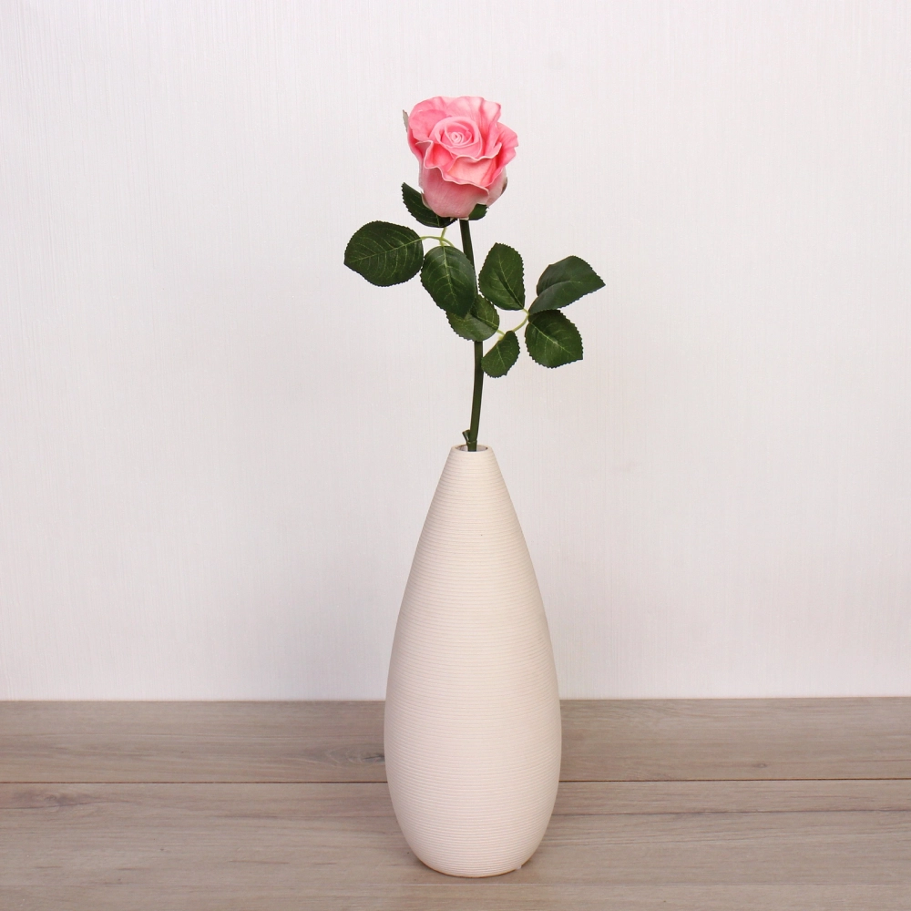 Цветок искусственный «Natur» 50см Розочка розовая