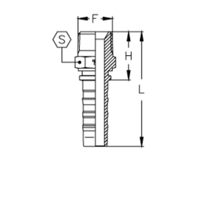 Фитинг DN 32 BSPT 1.1/4 Interlock