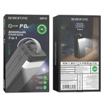 Внешний аккумулятор 80000 mAh Borofone DBT13 (4 USB, QC 3.0, Micro USB, Type C, Lightnin, 013279
